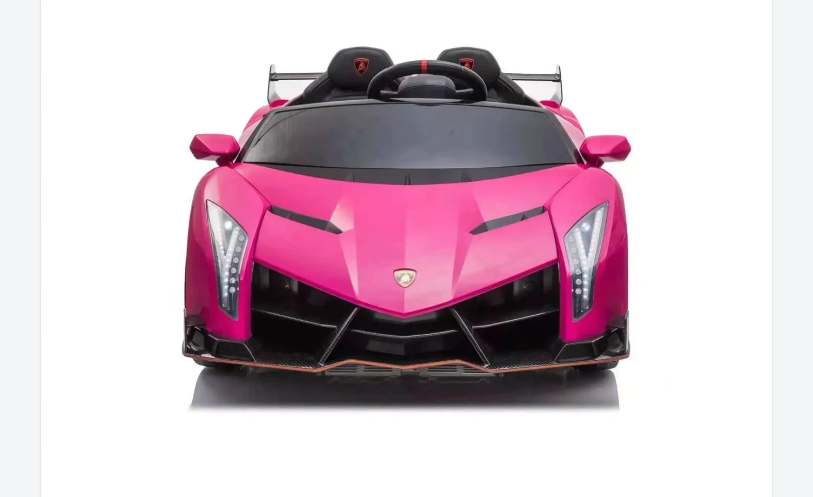 Licensed 2025 Lamborghini Veneno | Upgraded 24V | 4x4 Ride-On 2 Seater | Leather Seats | Rubber Tires | Remote