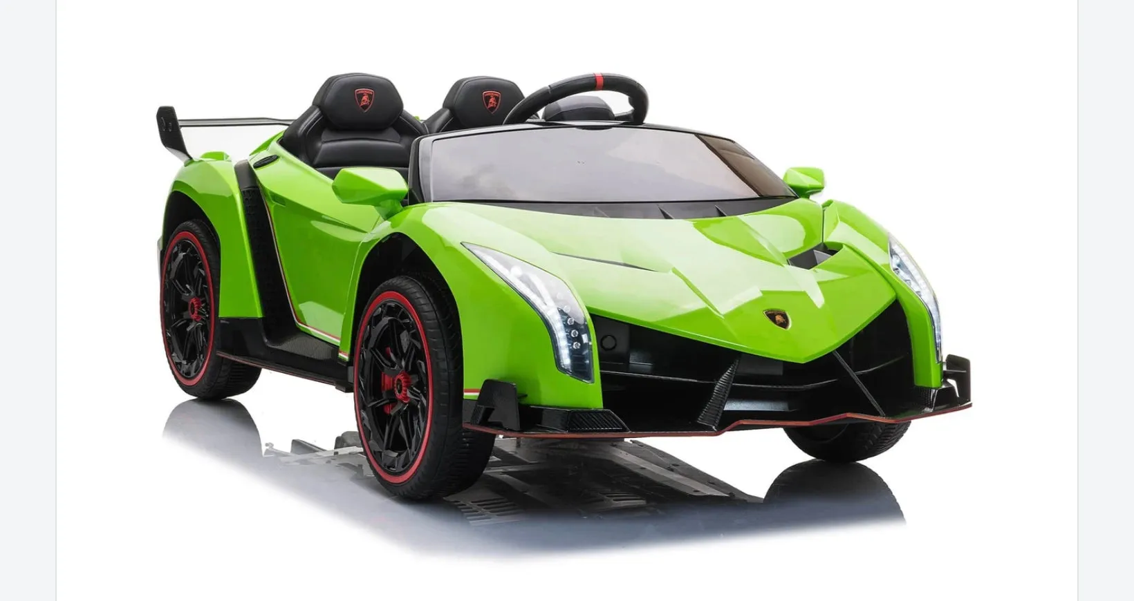 Licensed 2025 Lamborghini Veneno | Upgraded 24V | 4x4 Ride-On 2 Seater | Leather Seats | Rubber Tires | Remote