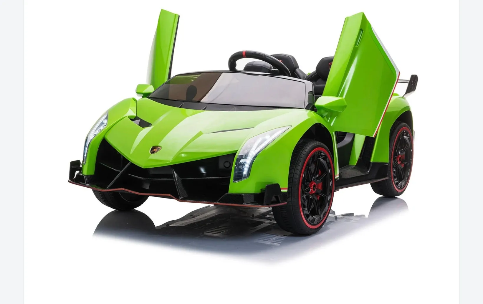 Licensed 2025 Lamborghini Veneno | Upgraded 24V | 4x4 Ride-On 2 Seater | Leather Seats | Rubber Tires | Remote