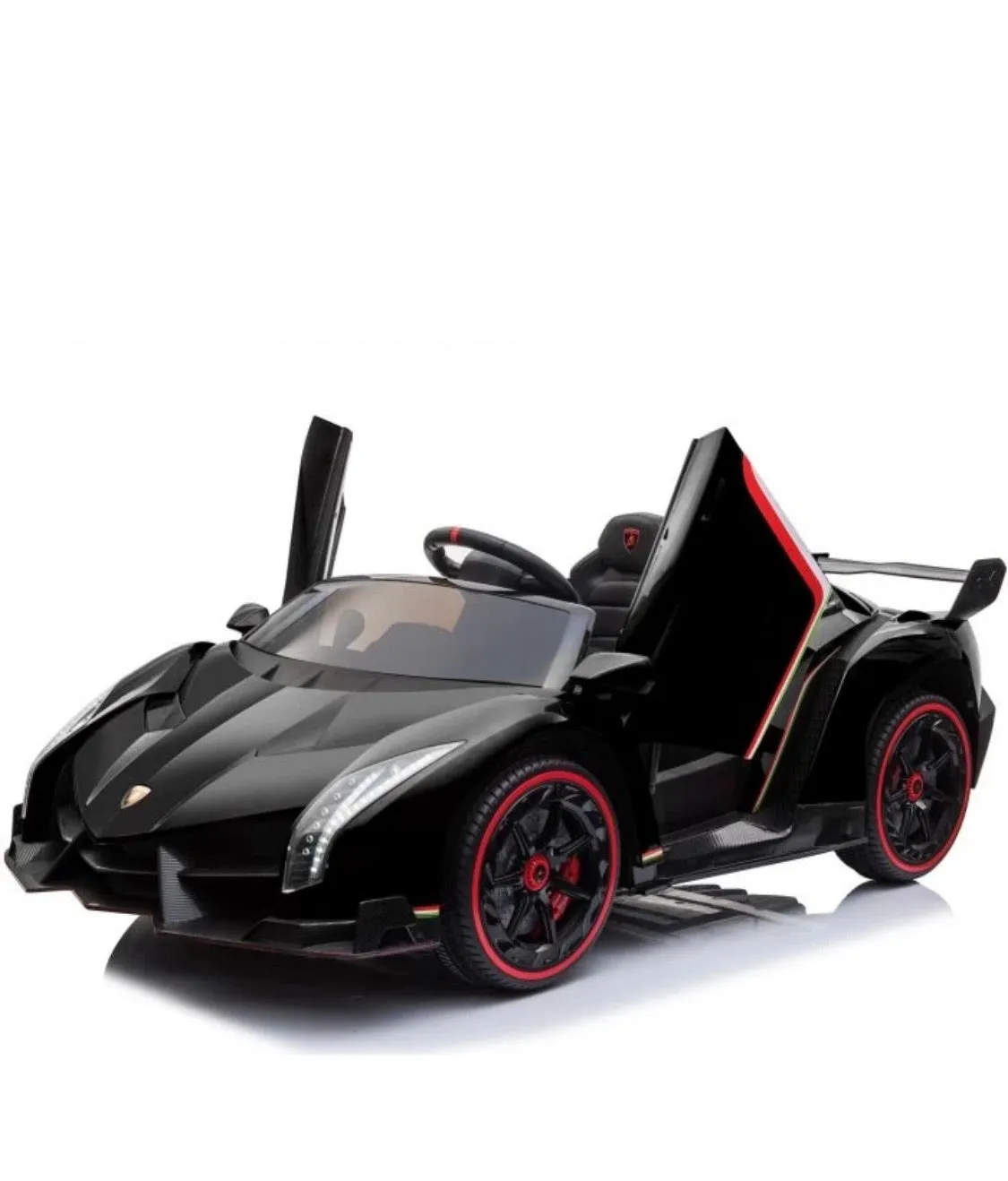 Licensed 2025 Lamborghini Veneno | Upgraded 24V | 4x4 Ride-On 2 Seater | Leather Seats | Rubber Tires | Remote