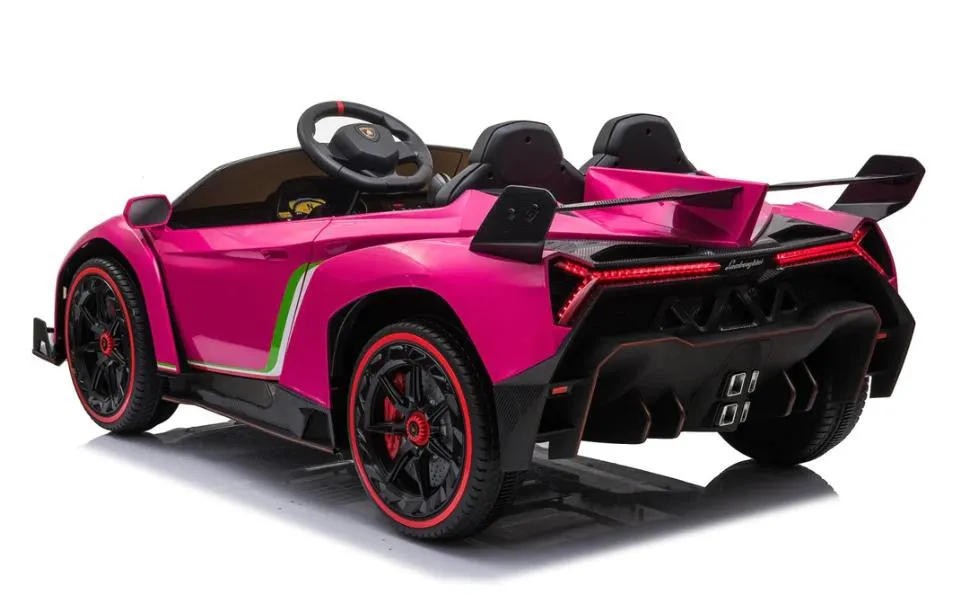 Licensed 2025 Lamborghini Veneno | Upgraded 24V | 4x4 Ride-On 2 Seater | Leather Seats | Rubber Tires | Remote
