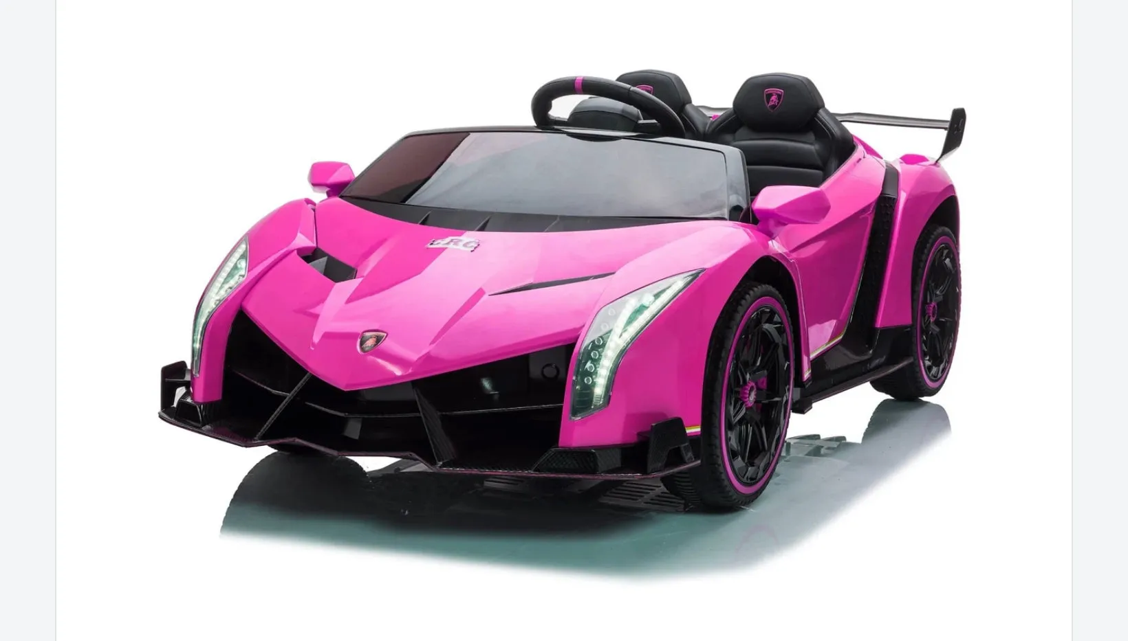Licensed 2025 Lamborghini Veneno | Upgraded 24V | 4x4 Ride-On 2 Seater | Leather Seats | Rubber Tires | Remote