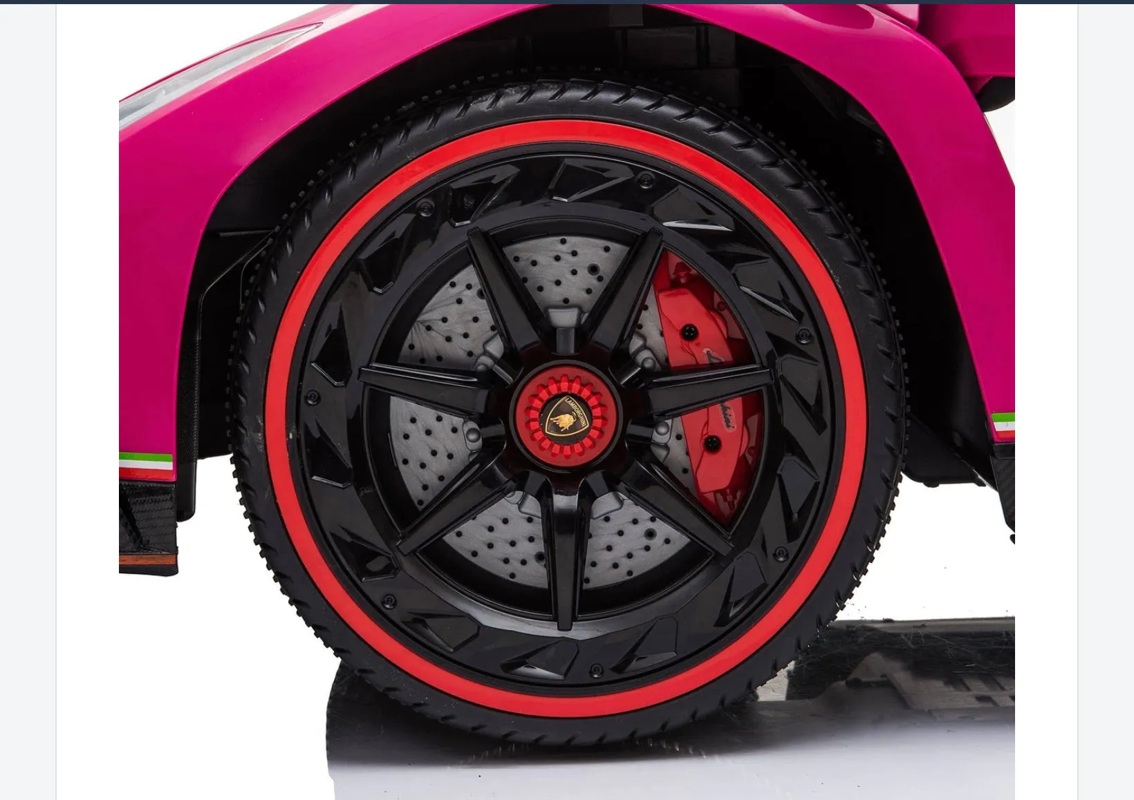Licensed 2025 Lamborghini Veneno | Upgraded 24V | 4x4 Ride-On 2 Seater | Leather Seats | Rubber Tires | Remote