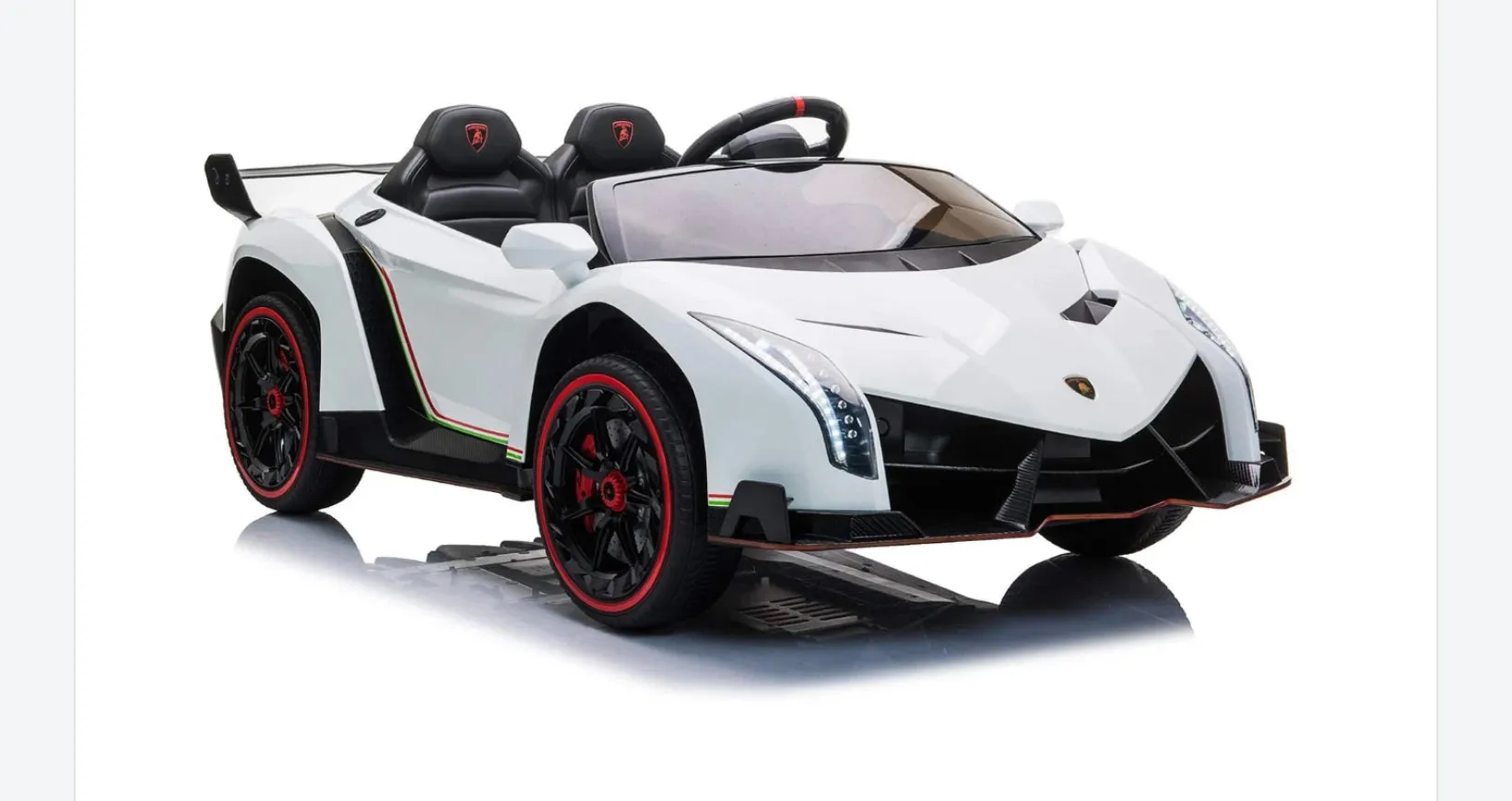 Licensed 2025 Lamborghini Veneno | Upgraded 24V | 4x4 Ride-On 2 Seater | Leather Seats | Rubber Tires | Remote