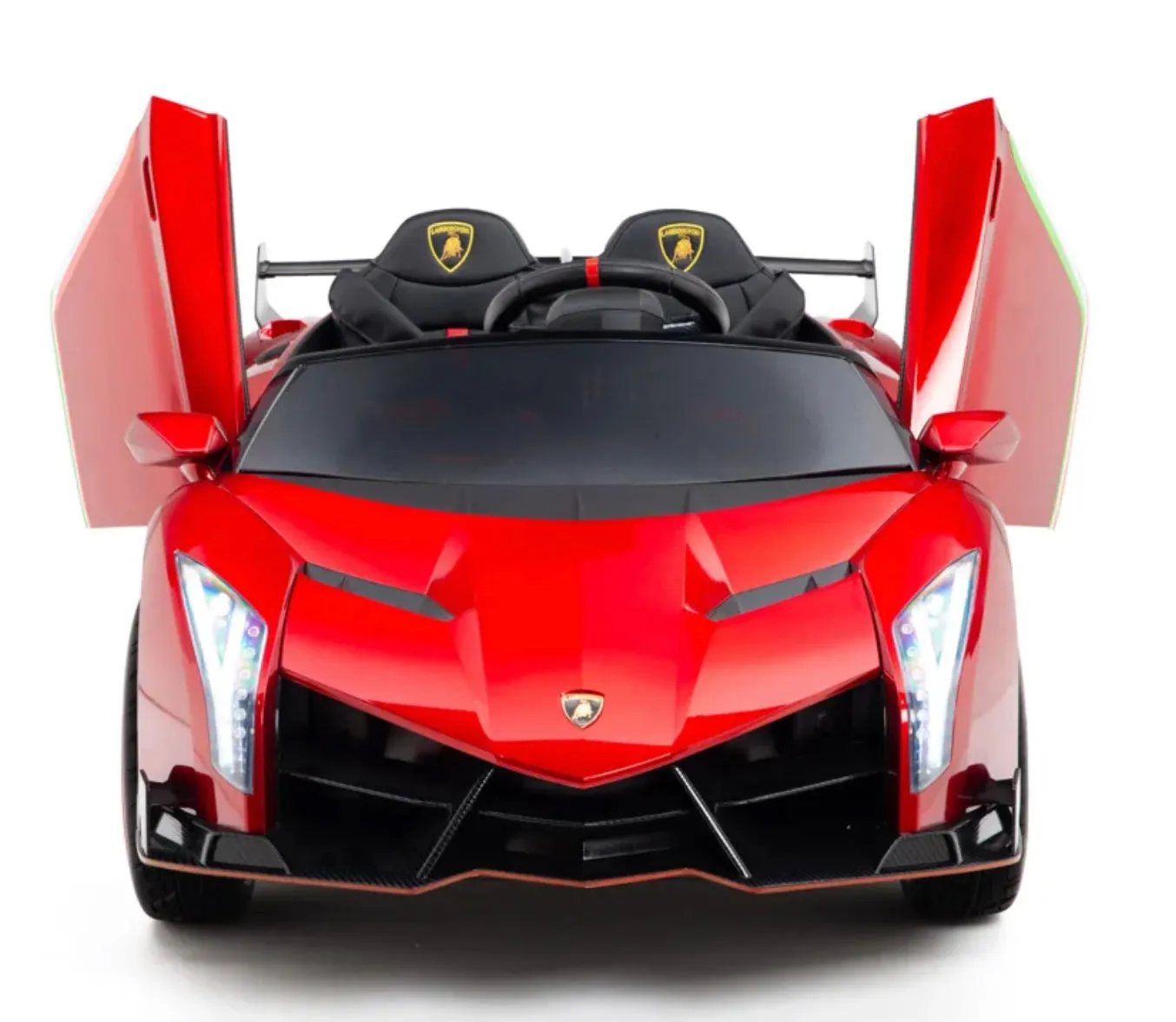 Licensed 2025 Lamborghini Veneno | Upgraded 24V | 4x4 Ride-On 2 Seater | Leather Seats | Rubber Tires | Remote