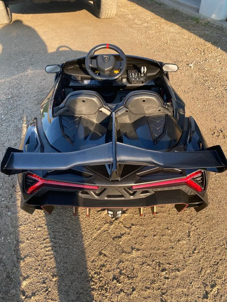 Licensed 2025 Lamborghini Veneno | Upgraded 24V | 4x4 Ride-On 2 Seater | Leather Seats | Rubber Tires | Remote