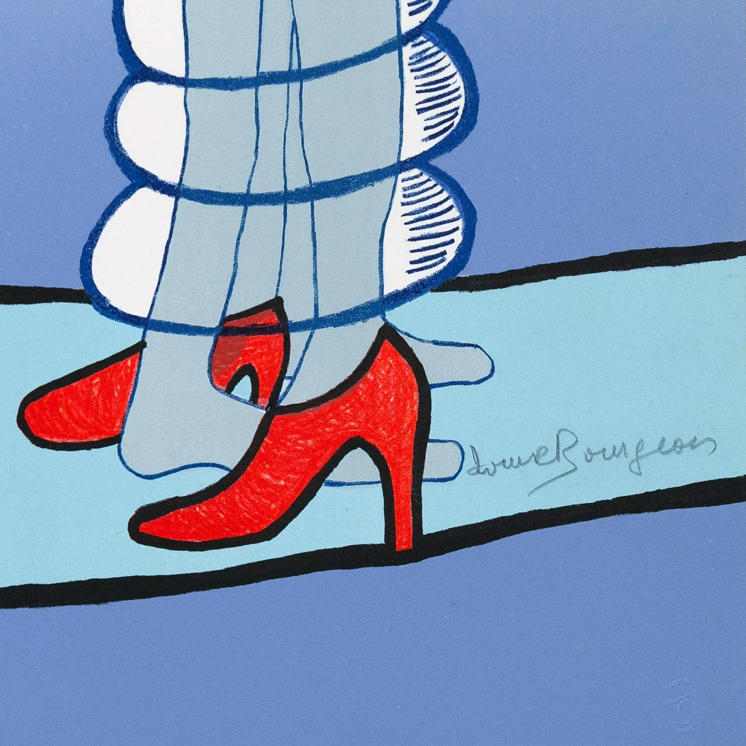 LOUISE BOURGEOIS "COUPLES" LITHO, 2001