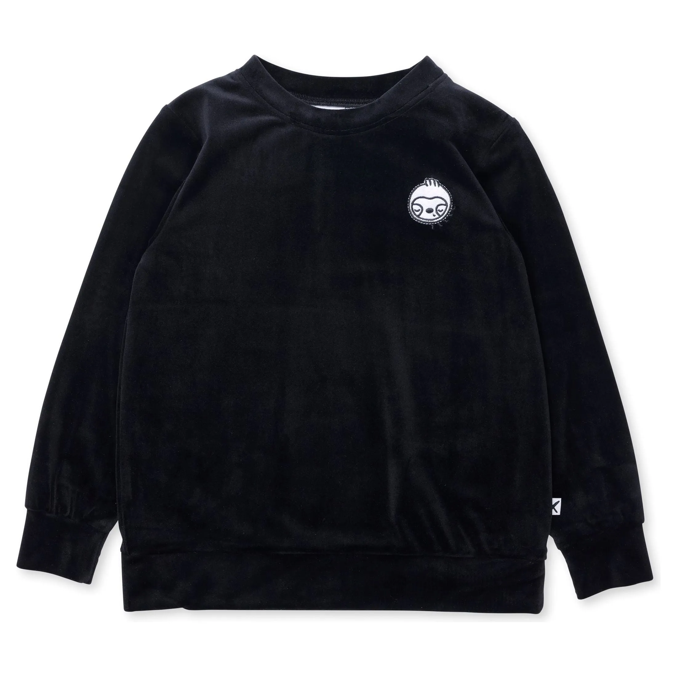 Luxe Velvet Crew - Black Velvet
