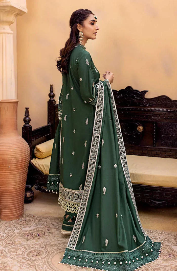 Luxury Green Embroidered Pakistani Salwar Kameez Dupatta Salwar Suit