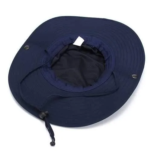Men Hunting Fishing Outdoor Military Wide Brim Caps Bucket Boonie Sun Hats