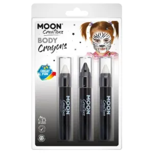 Moon Creations Body Crayons, Monochrome