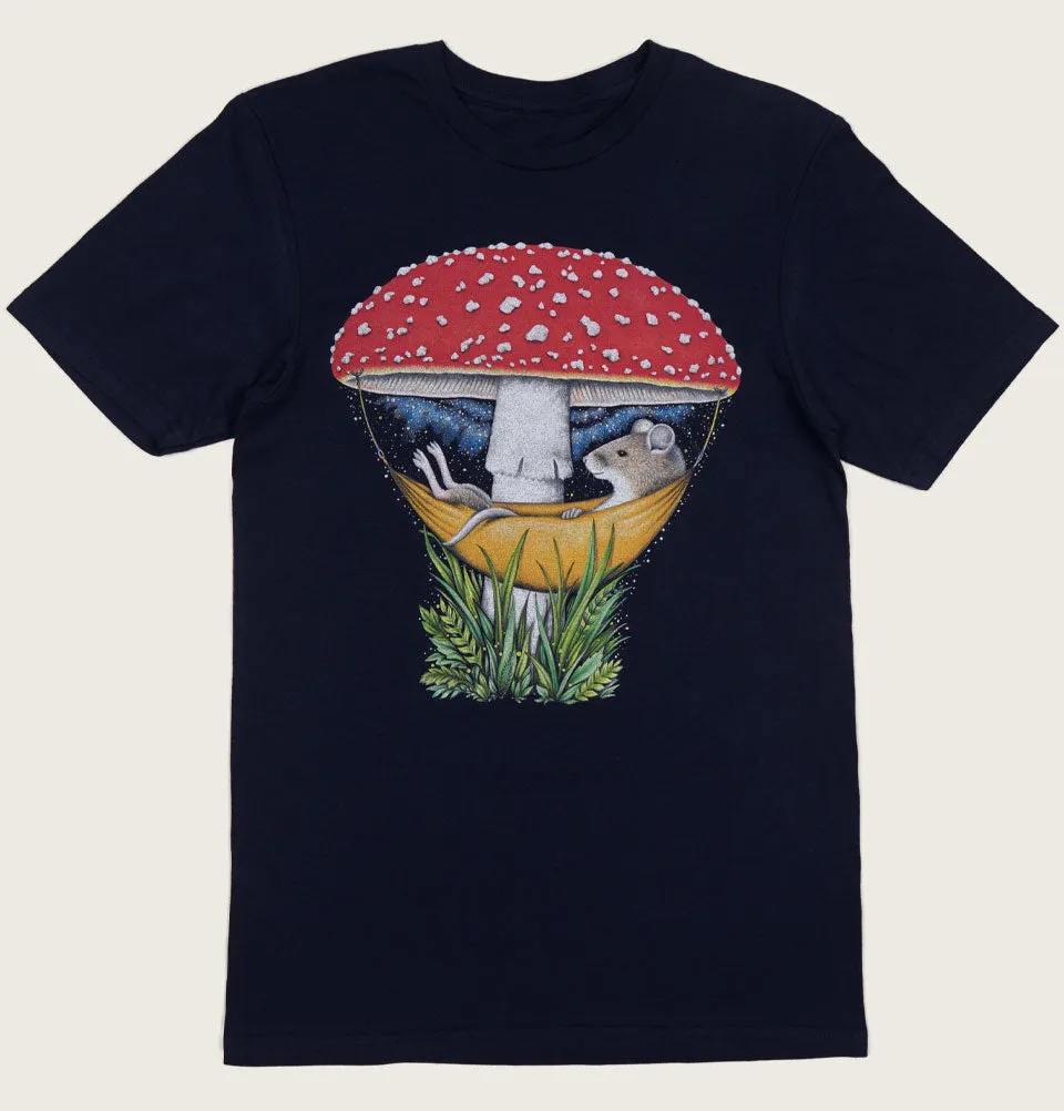 Mouse and Mushroom Unisex T-shirt