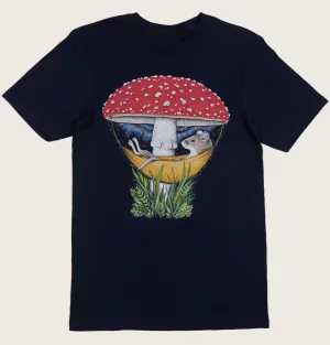 Mouse and Mushroom Unisex T-shirt