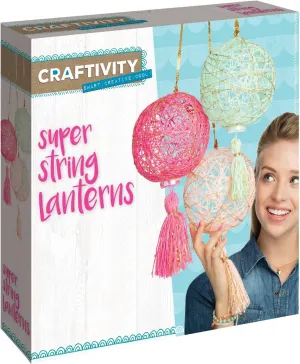 New CRAFTIVITY Super String Lanterns Kit - Makes 3 String Art Lanterns Retails $35 