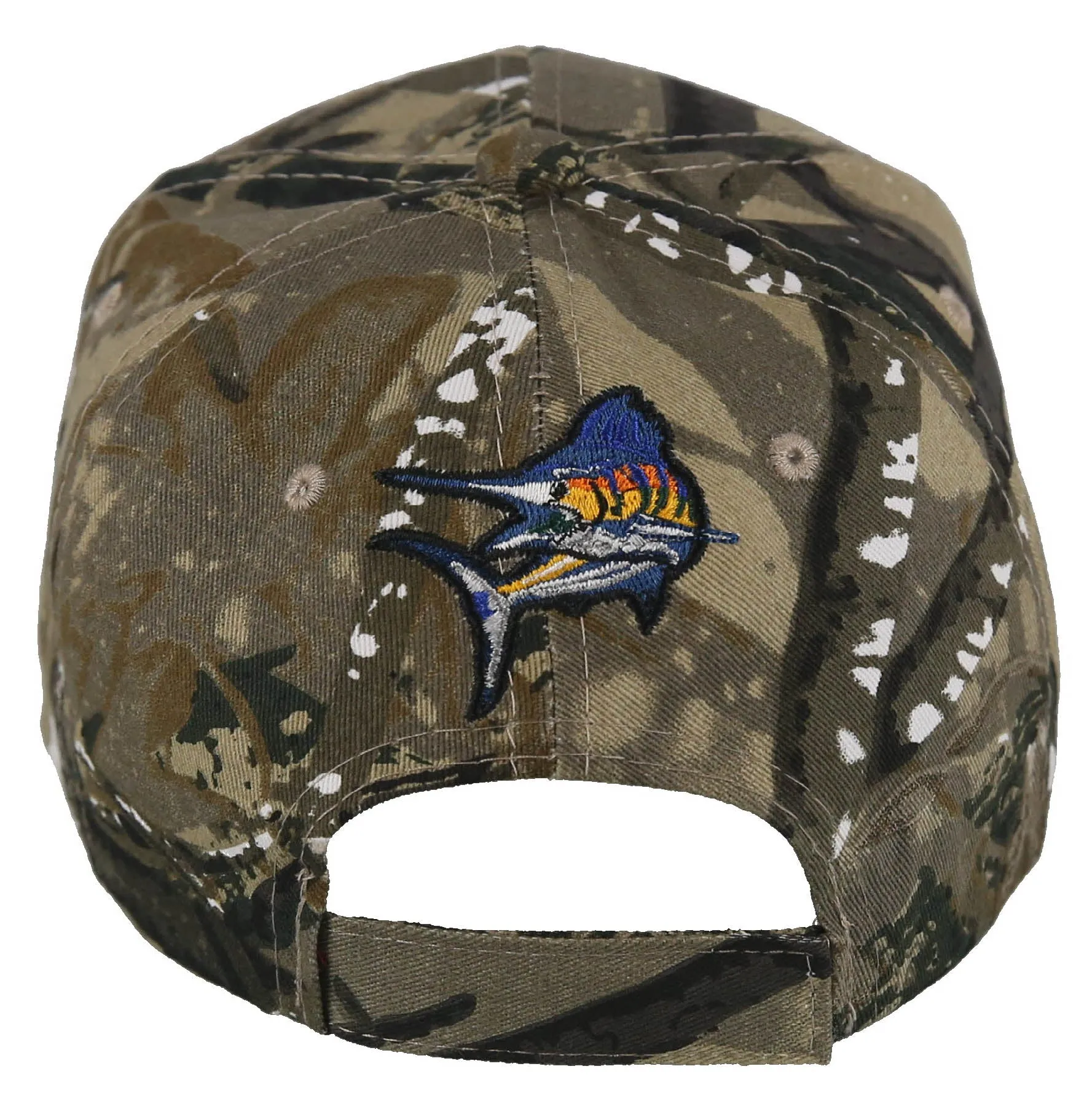 NEW! OUTDOOR SPORTS SWORDFISH FISHING MARINE BALL CAP HAT FOREST CAMO