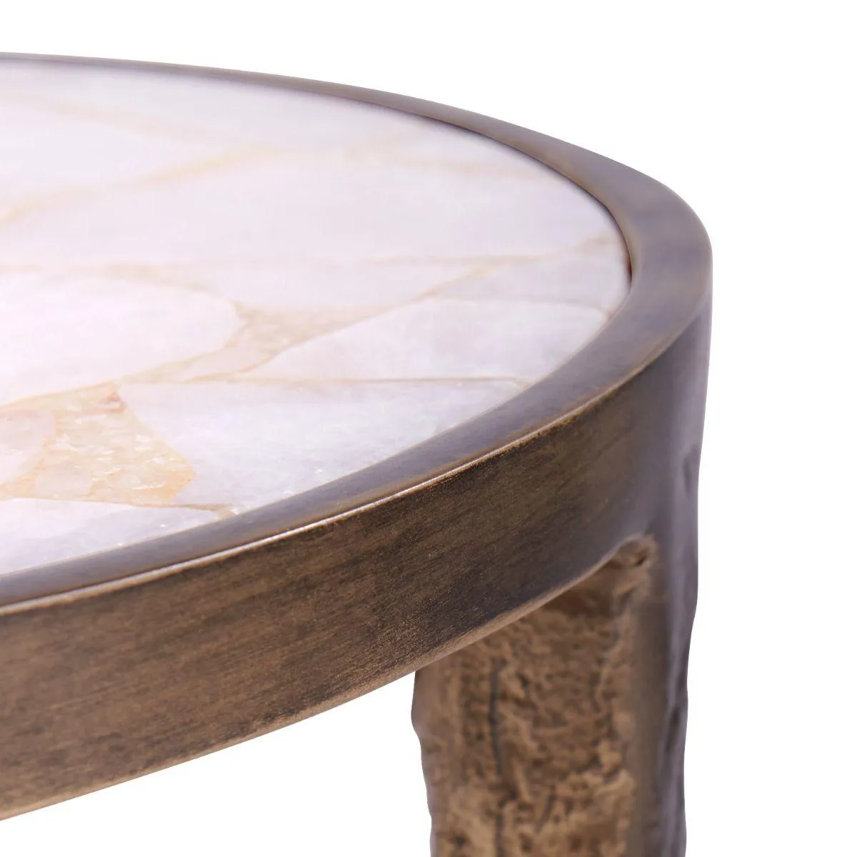 Nora Side Table / Antique Brass