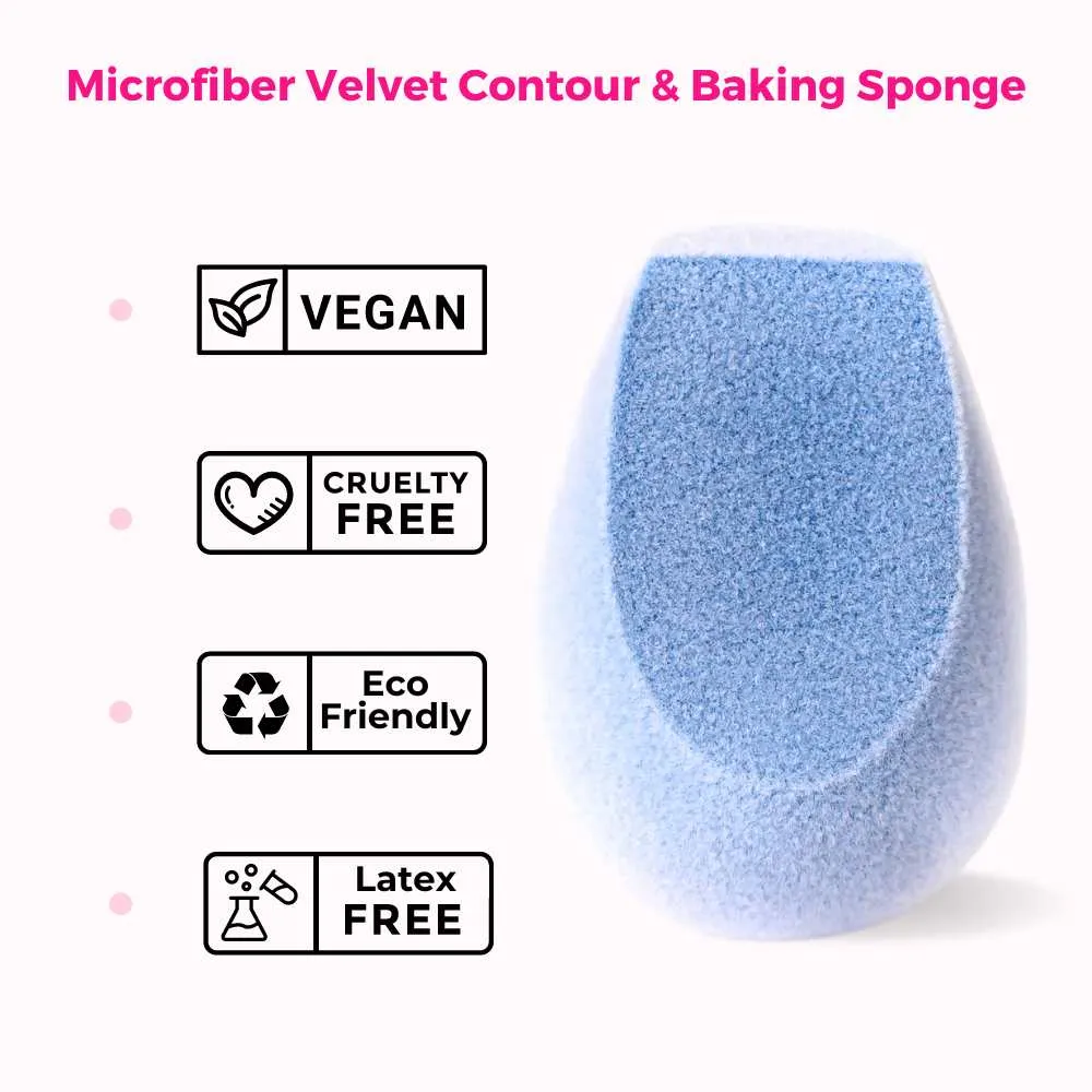 Original Microfiber Velvet Contour & Baking Sponge