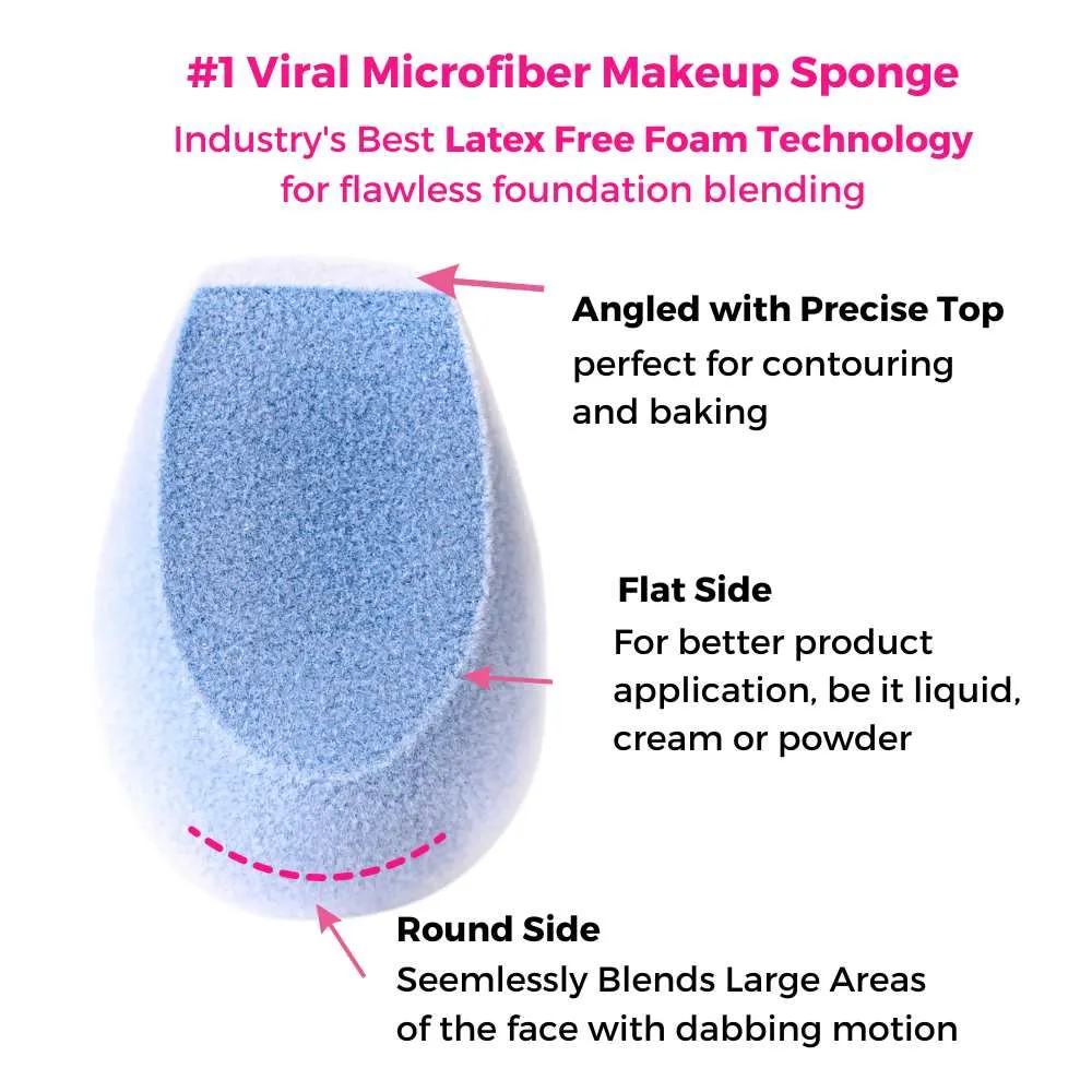 Original Microfiber Velvet Contour & Baking Sponge