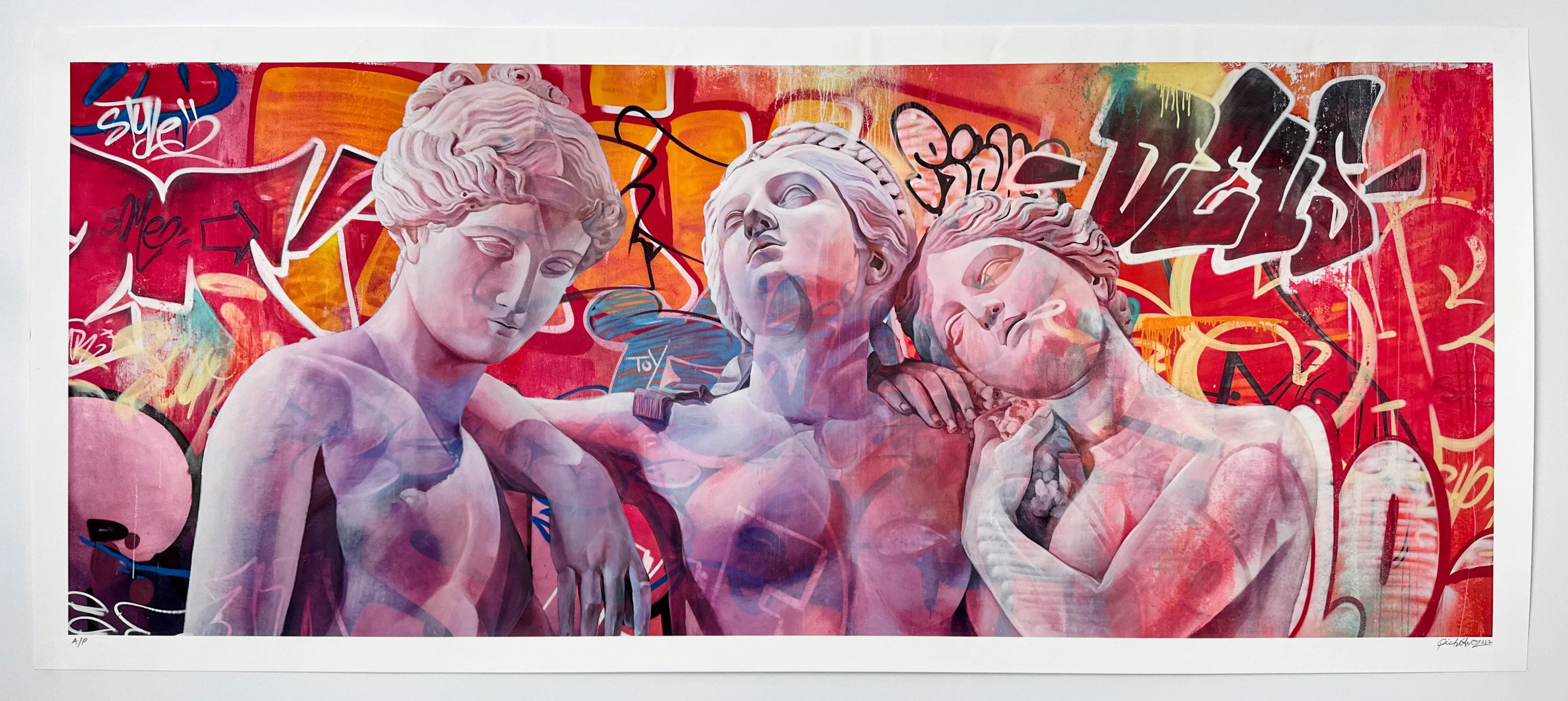 Orphic Hymn to the Three Graces II (AP) (Creased Edge)