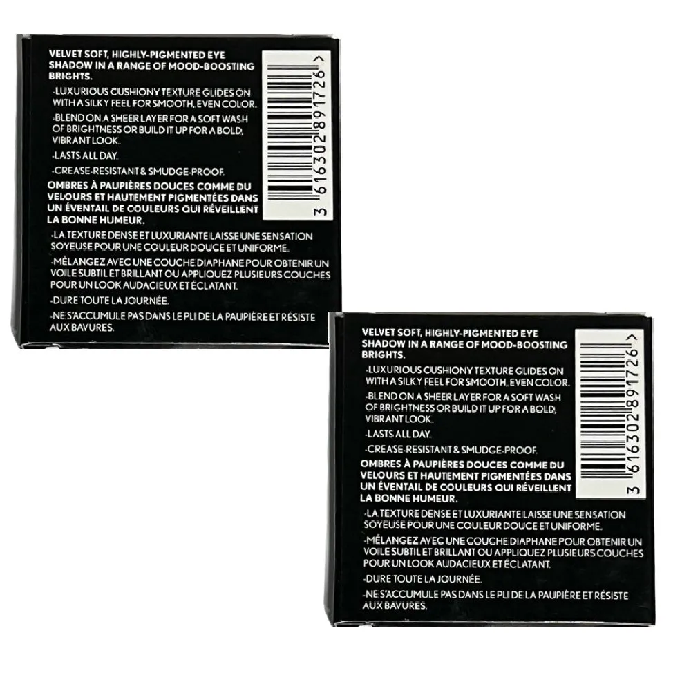 Pack of 2 CoverGirl Exhibitionist Velvet Mono Eye Shadow, Poppin' 110