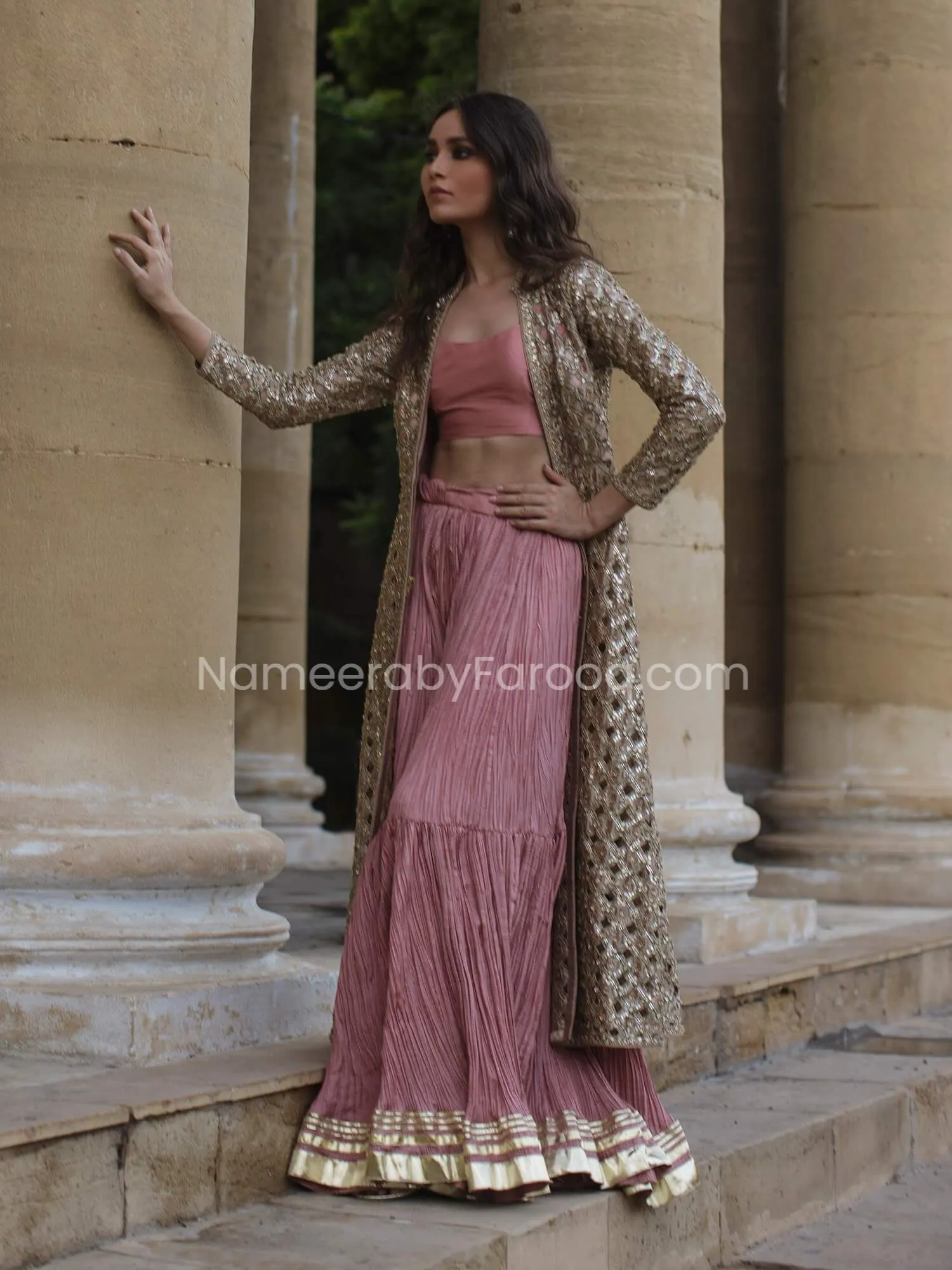 Pakistani Fancy Gown Dresses for Bride Online #BS186