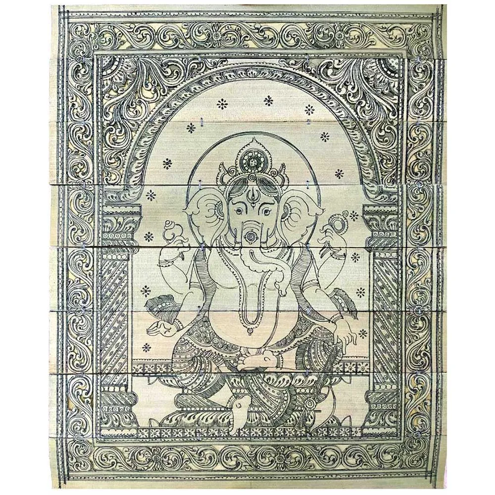 Palm Leaf Painting Lord Ganesh