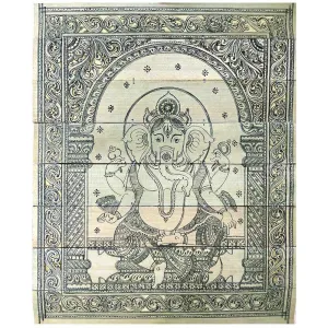 Palm Leaf Painting Lord Ganesh