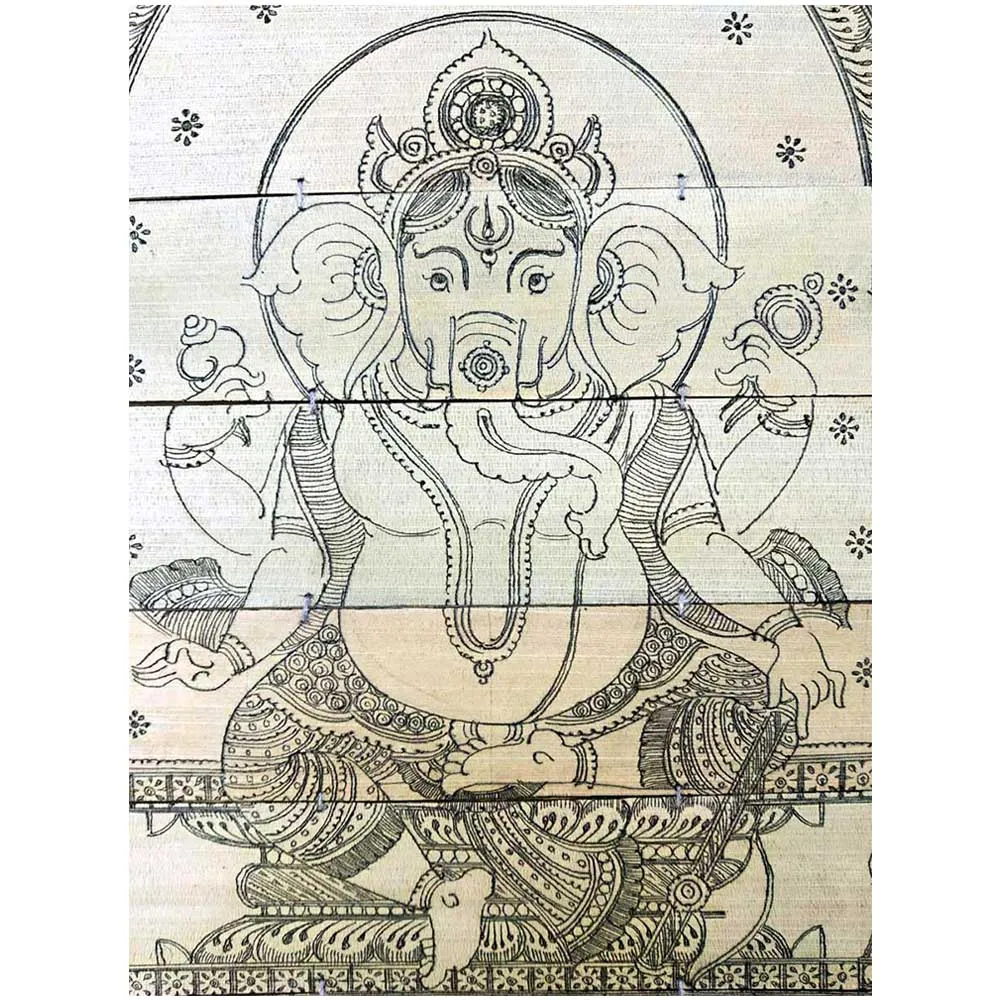 Palm Leaf Painting Lord Ganesh