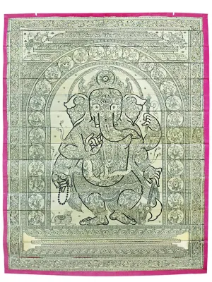 Palm Leaf Pattachitra Kandarpa Ganesh