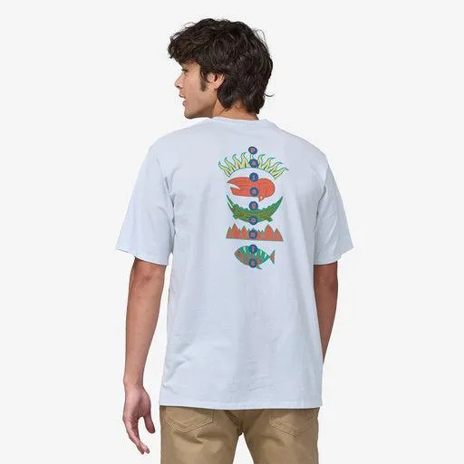 Patagonia Men's Fitz Roy Wild Responsibili-Tee® White