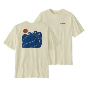 Patagonia Men's Sunrise Rollers Responsibili-Tee Birch White