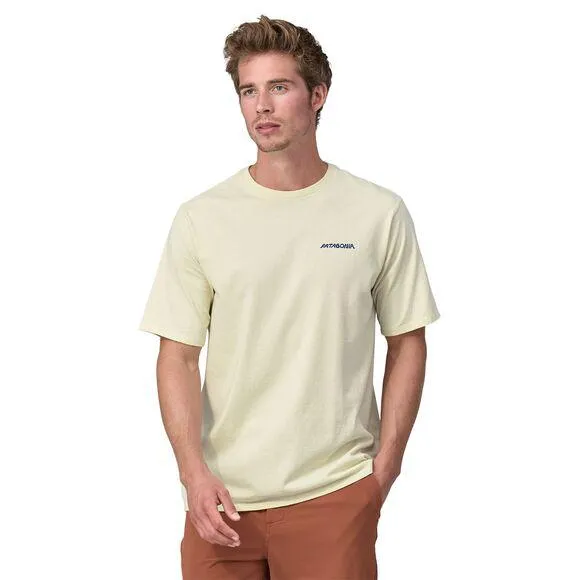 Patagonia Men's Sunrise Rollers Responsibili-Tee Birch White