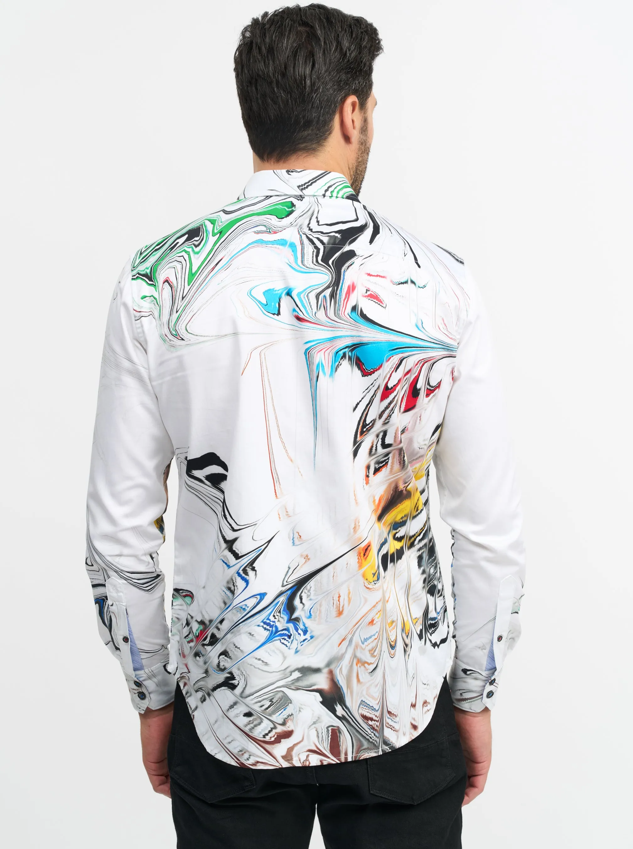 PEYOTE LONG SLEEVE BUTTON DOWN SHIRT