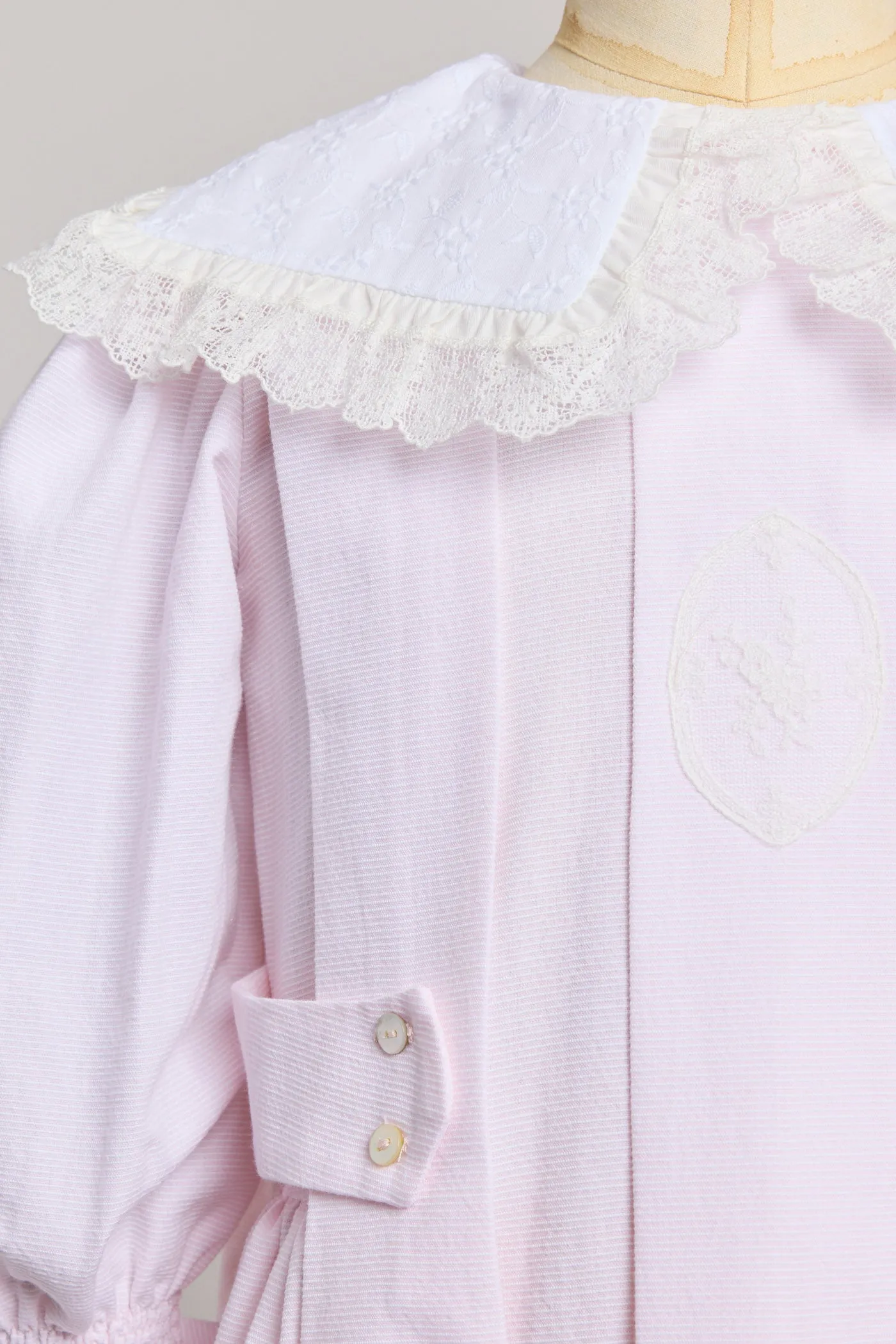 Piano Dress Pink Stripe