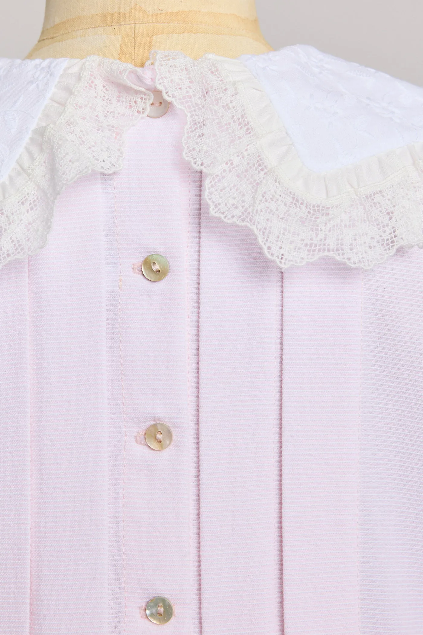 Piano Dress Pink Stripe