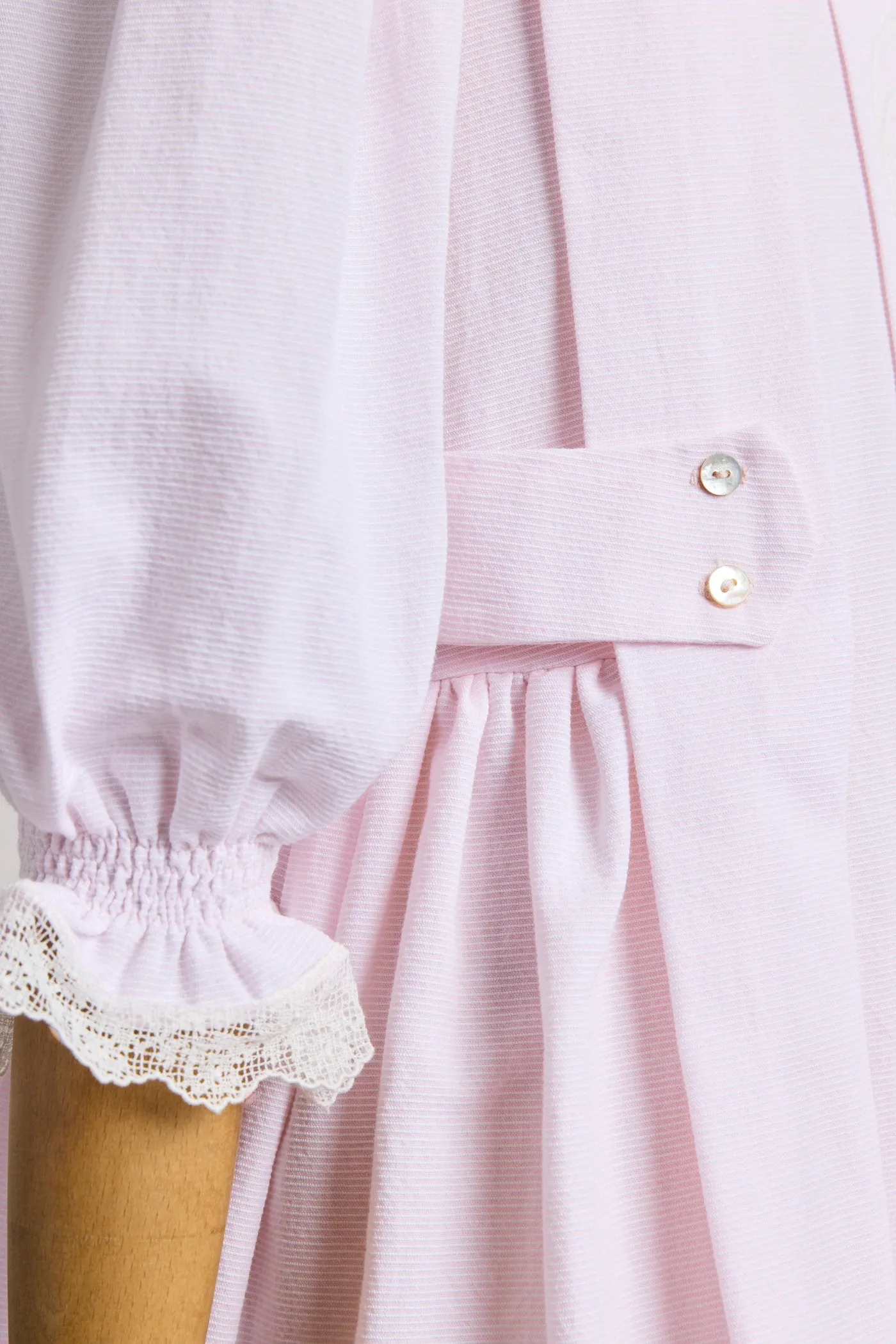Piano Dress Pink Stripe