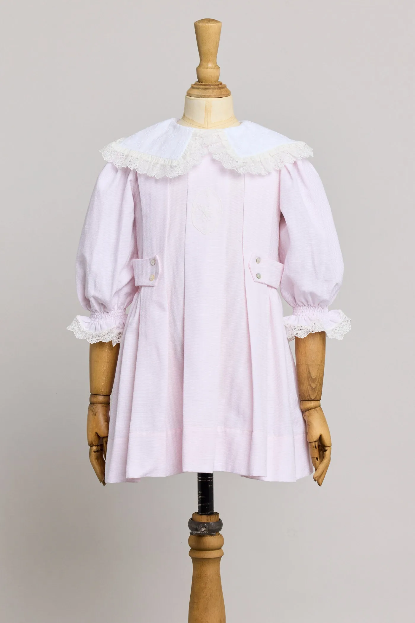 Piano Dress Pink Stripe