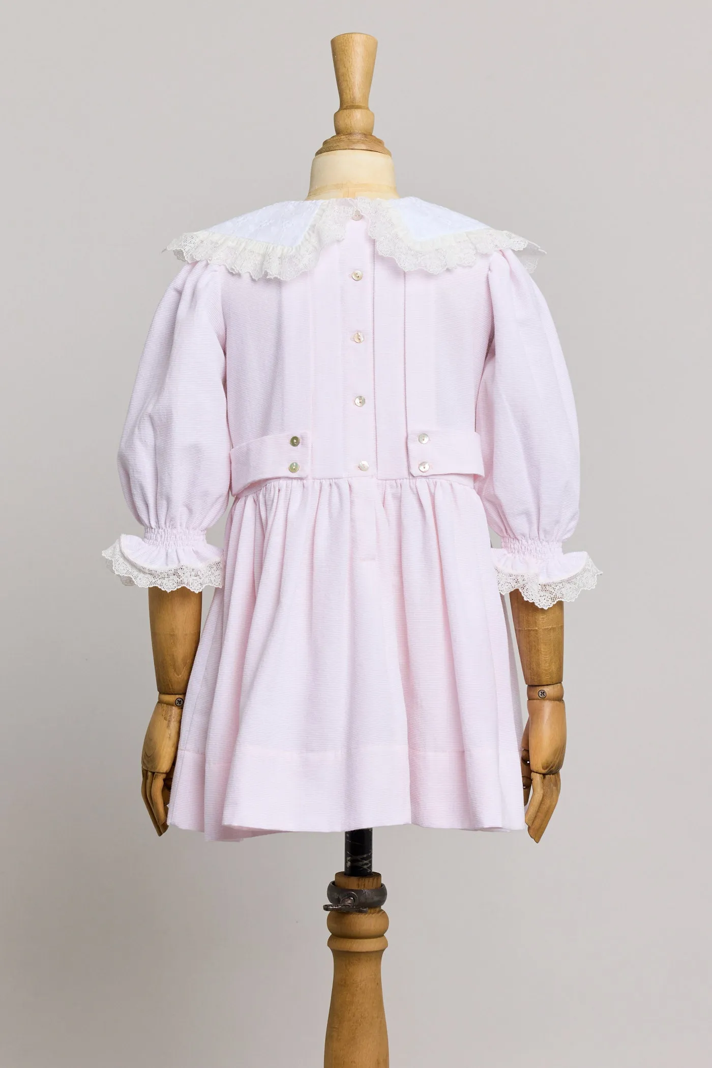Piano Dress Pink Stripe