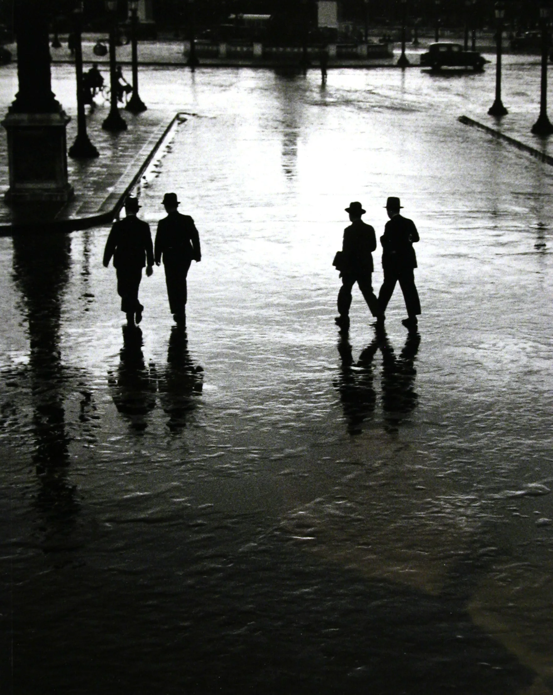 Place de la Concorde on a Rainy Day, Paris, 1928