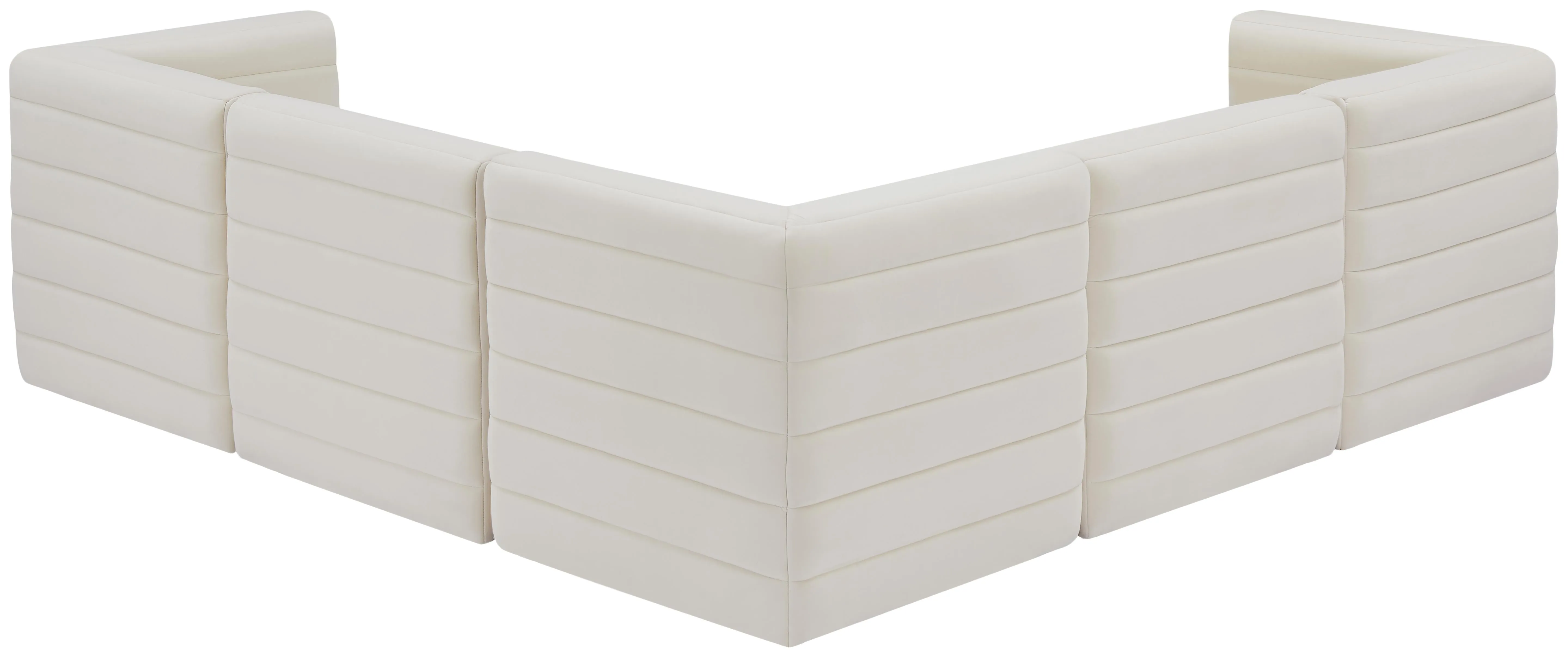 Quincy Cream Velvet Modular Sectional
