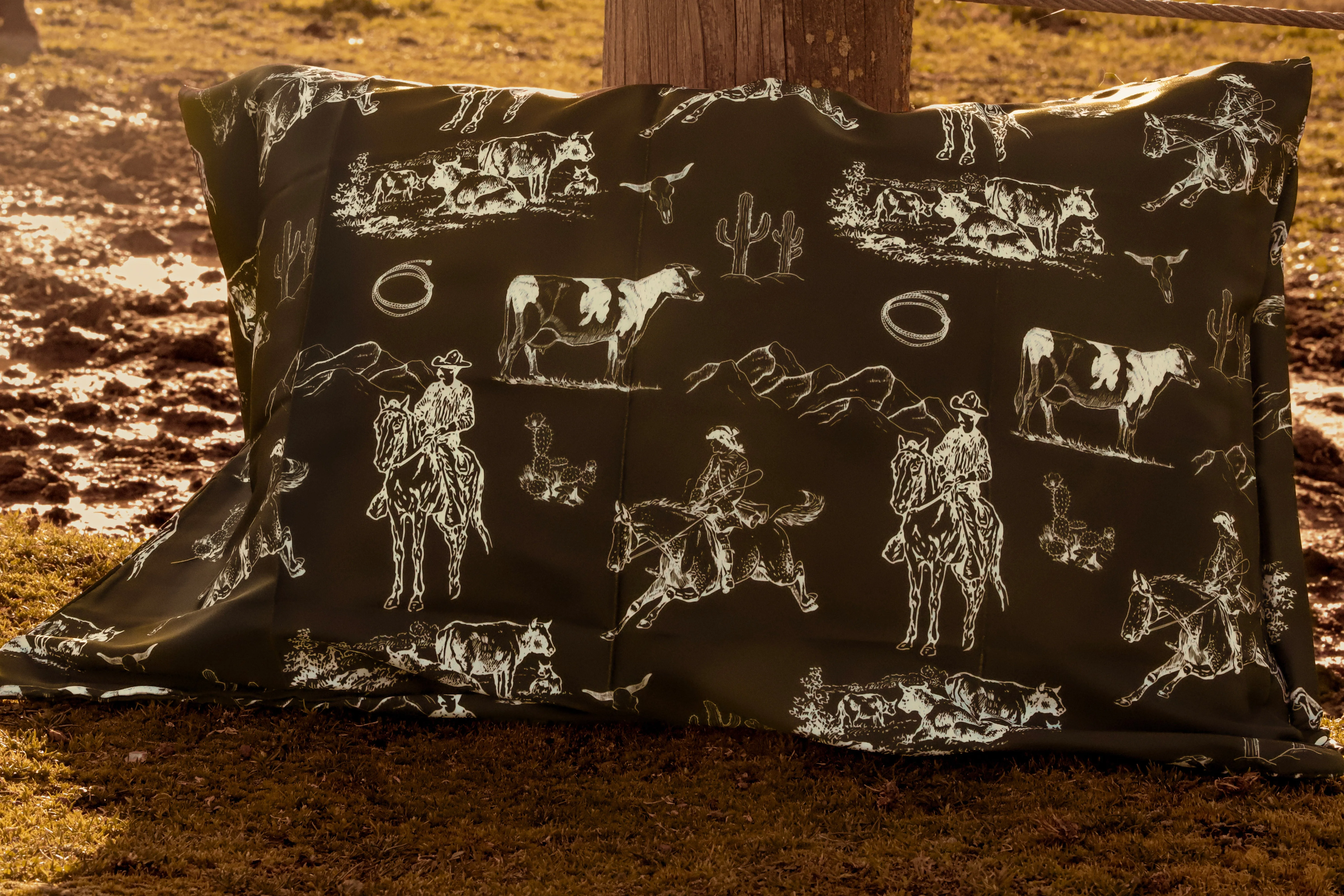Ranch Life Satin Pillow Case