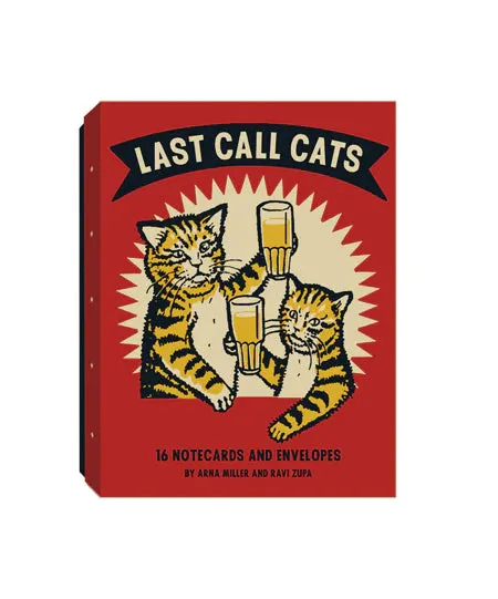 Ravi Zupa | Last Call Cats Notecards