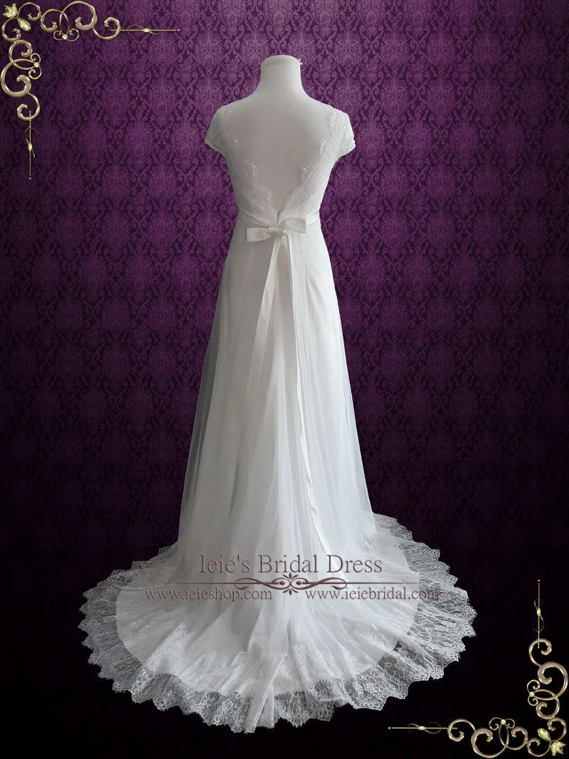 Ready to Ship Vintage Lace Wedding Dress CHARISSA