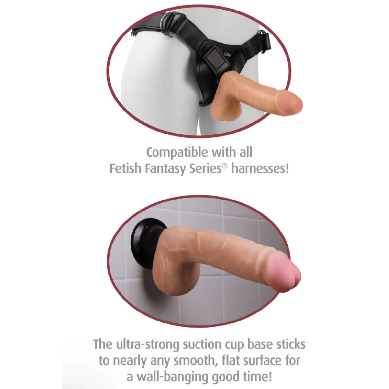 Real Feel Deluxe No. 12 Wallbanger Vibrating Dildo with Balls Waterproof 12in - Vanilla