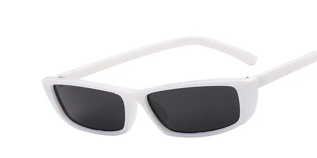 Rectangle Small Frame Sunglasses Fashion Designer Square Shades for Women