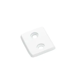 Replacement Lever Backplate - Matte White