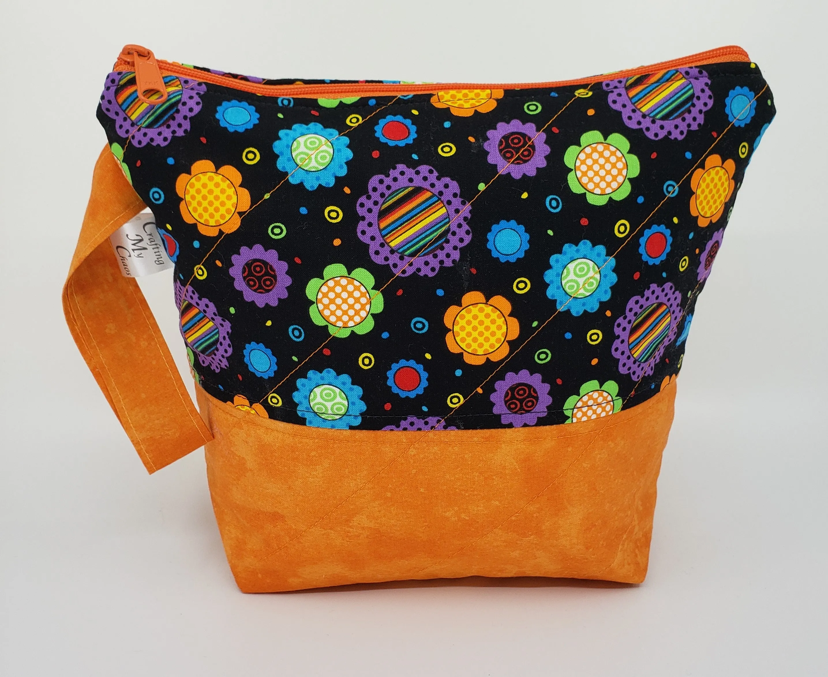 Retro Floral - Project Bag - Small