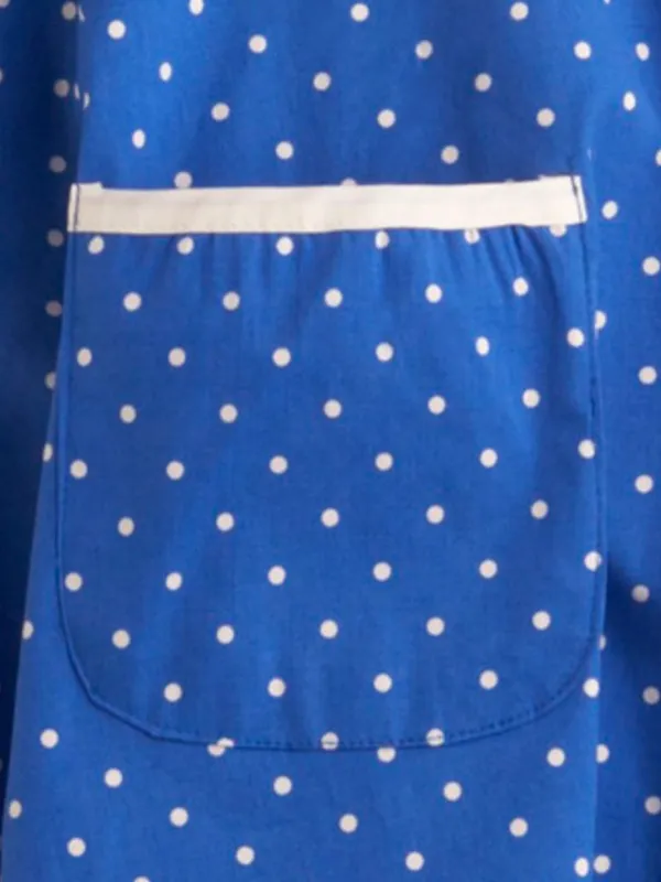 retro polka dots halter dress