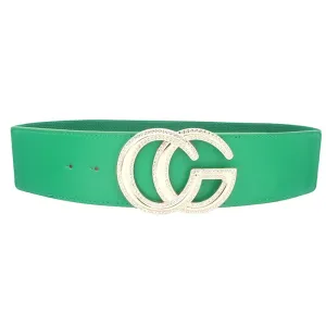 Rhinestone Outlined Cg Belt