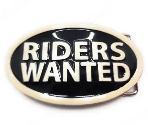 Riders Wanted Belt Buckle